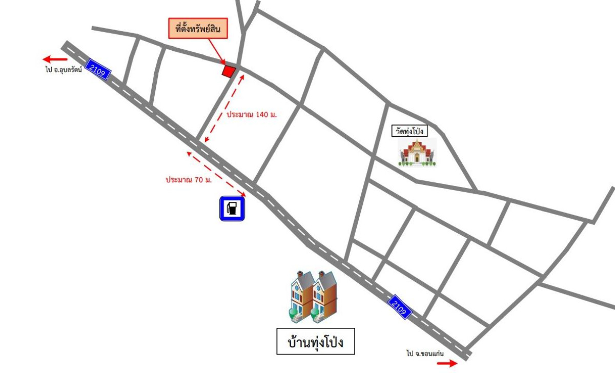 บ้านเดี่ยว ขอนแก่น อุบลรัตน์ ทุ่งโป่ง 1054720
