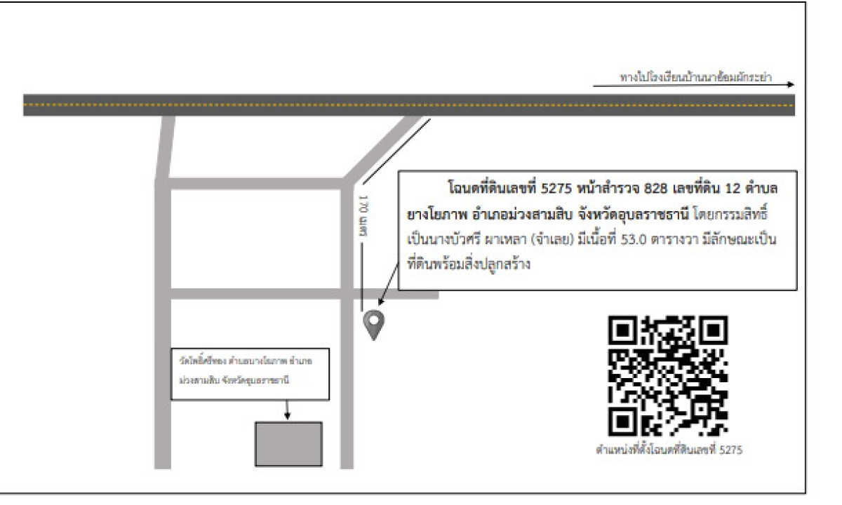 บ้านเดี่ยว อุบลราชธานี ม่วงสามสิบ ยางโยภาพ 1066770