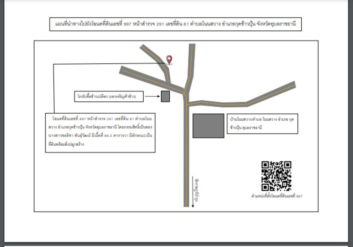 บ้านเดี่ยว อุบลราชธานี กุดข้าวปุ้น โนนสวาง 397140