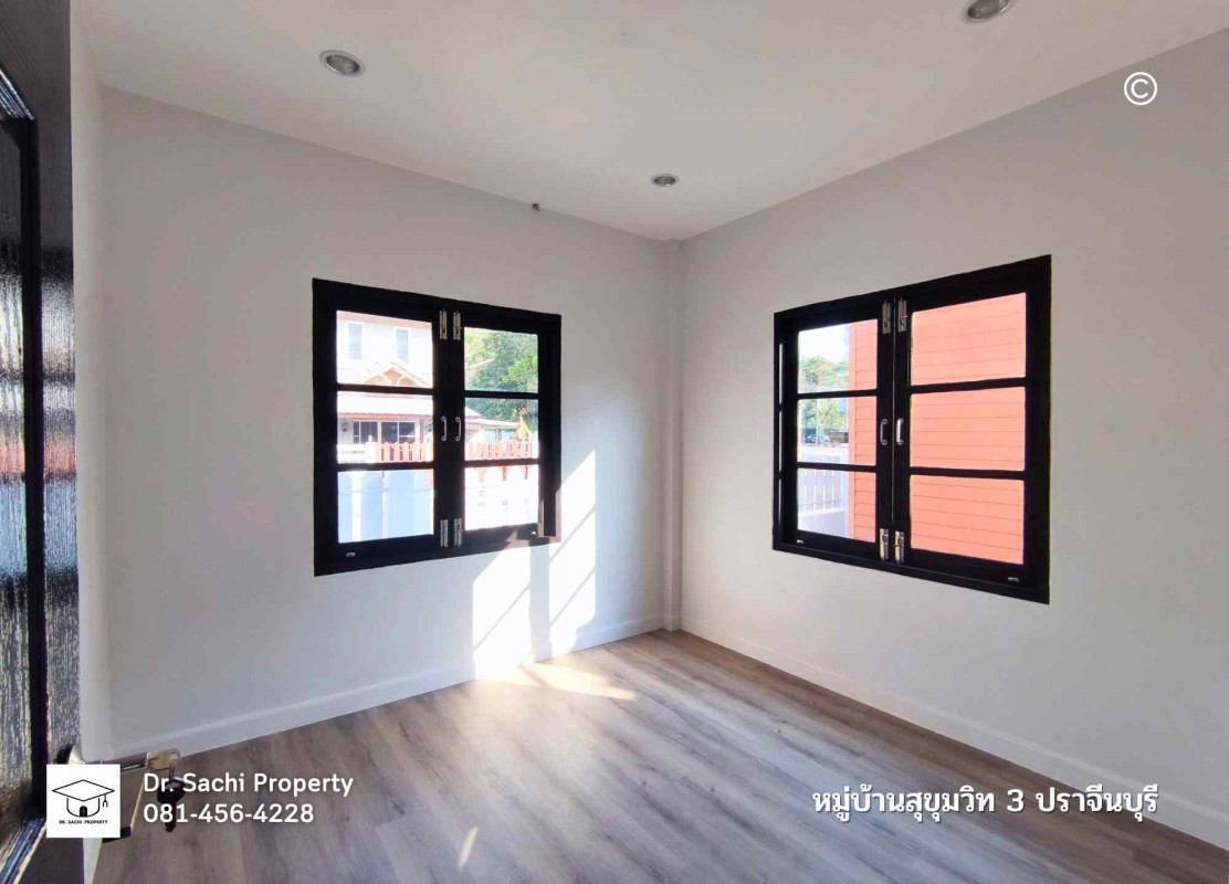 บ้านเดี่ยว บ้านเดี่ยว หมู่บ้านสุขุมวิท 3 ใกล้นิคม 304 ปราจีนบุรี ปราจีนบุรี ศรีมหาโพธิ ท่าตูม 3700000