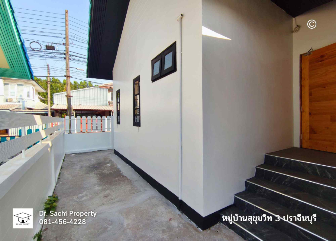 บ้านเดี่ยว บ้านเดี่ยว หมู่บ้านสุขุมวิท 3 ใกล้นิคม 304 ปราจีนบุรี ปราจีนบุรี ศรีมหาโพธิ ท่าตูม 3700000
