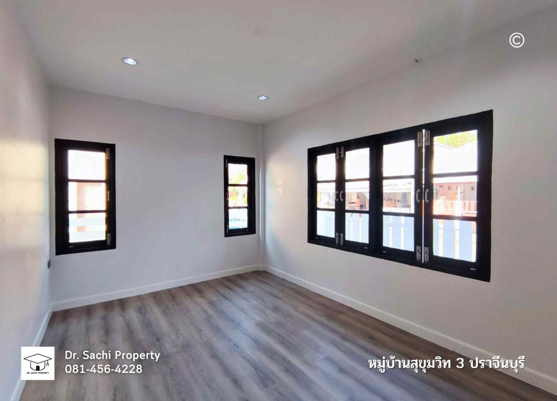 บ้านเดี่ยว บ้านเดี่ยว หมู่บ้านสุขุมวิท 3 ใกล้นิคม 304 ปราจีนบุรี ปราจีนบุรี ศรีมหาโพธิ ท่าตูม 3700000