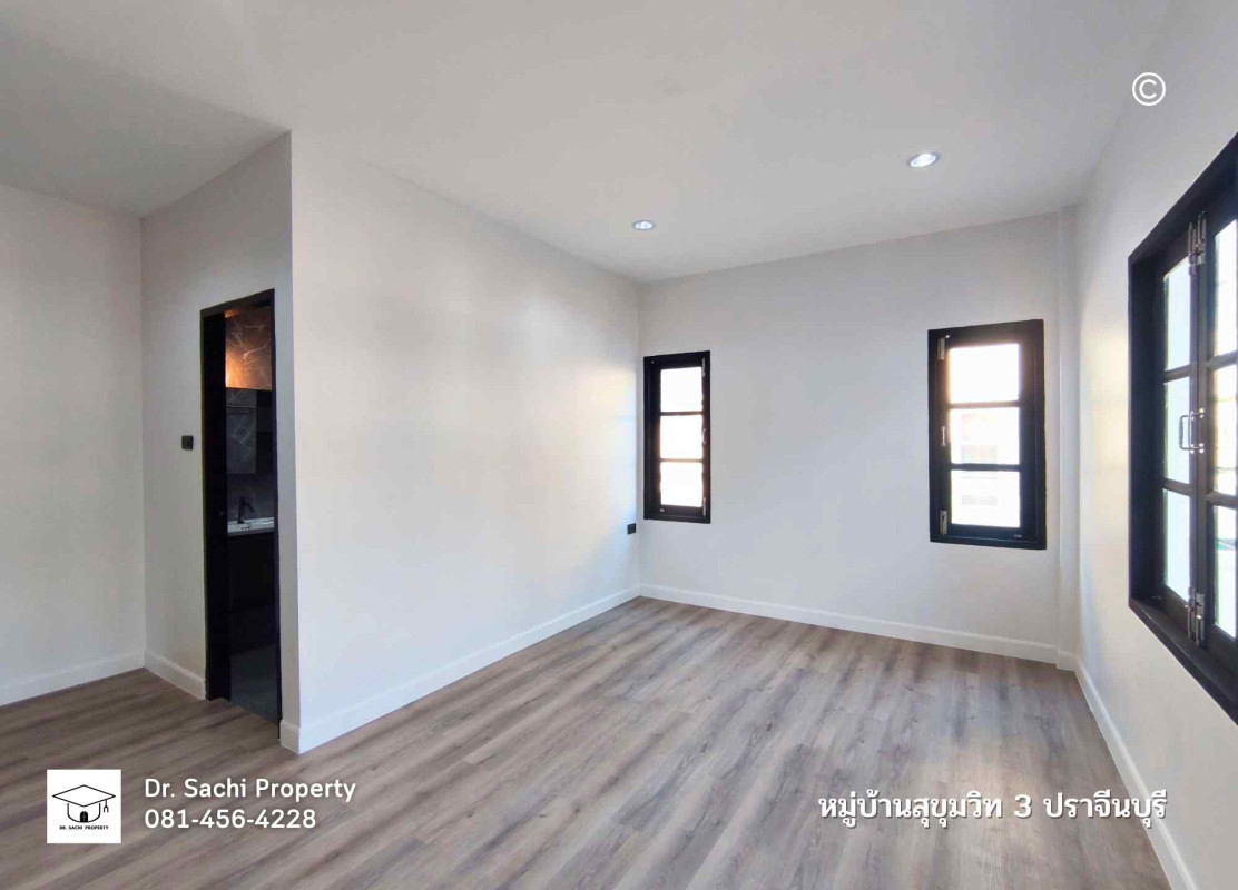 บ้านเดี่ยว บ้านเดี่ยว หมู่บ้านสุขุมวิท 3 ใกล้นิคม 304 ปราจีนบุรี ปราจีนบุรี ศรีมหาโพธิ ท่าตูม 3700000