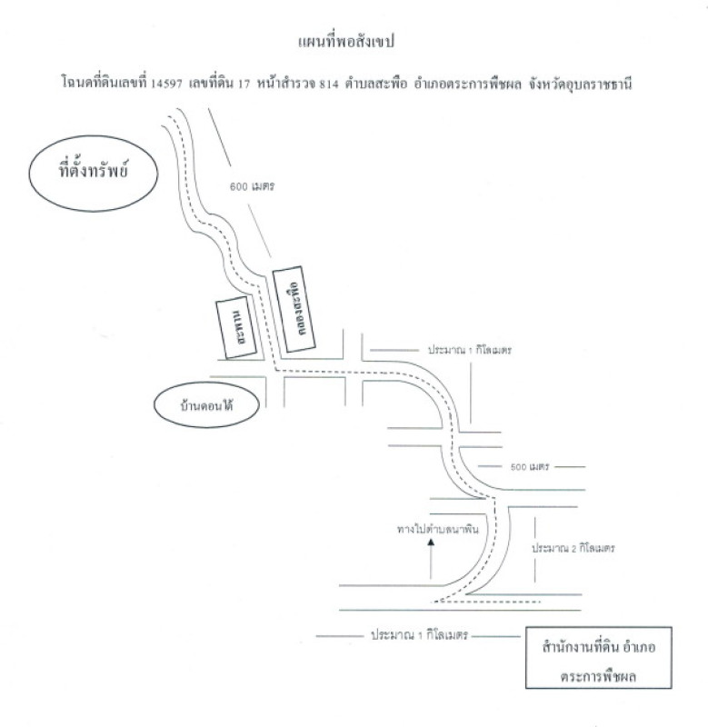 ที่ดินเปล่า อุบลราชธานี ตระการพืชผล นาพิน 637200