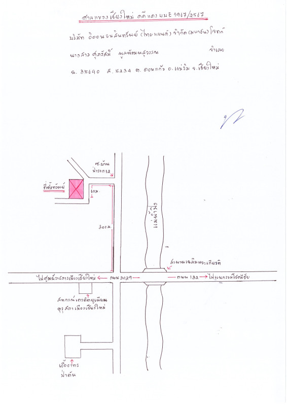 Residential land/lot Chiang Mai Mae Rim Don Kaeo 1133300