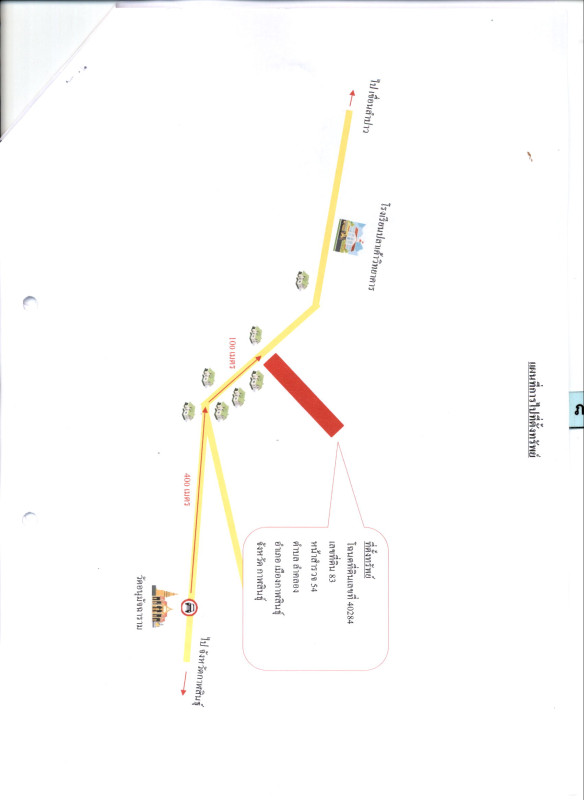 Residential land/lot Kalasin Mueang Kalasin Lam Khlong 135450