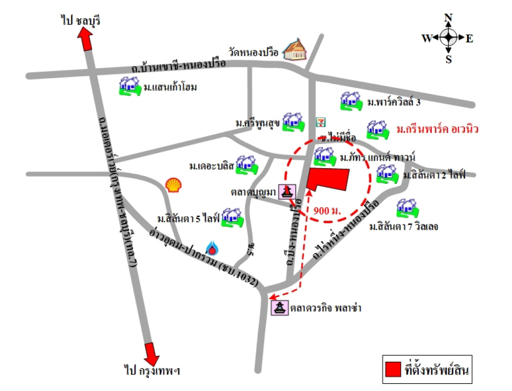 Single house Chon Buri Si Racha Bueng 3507900
