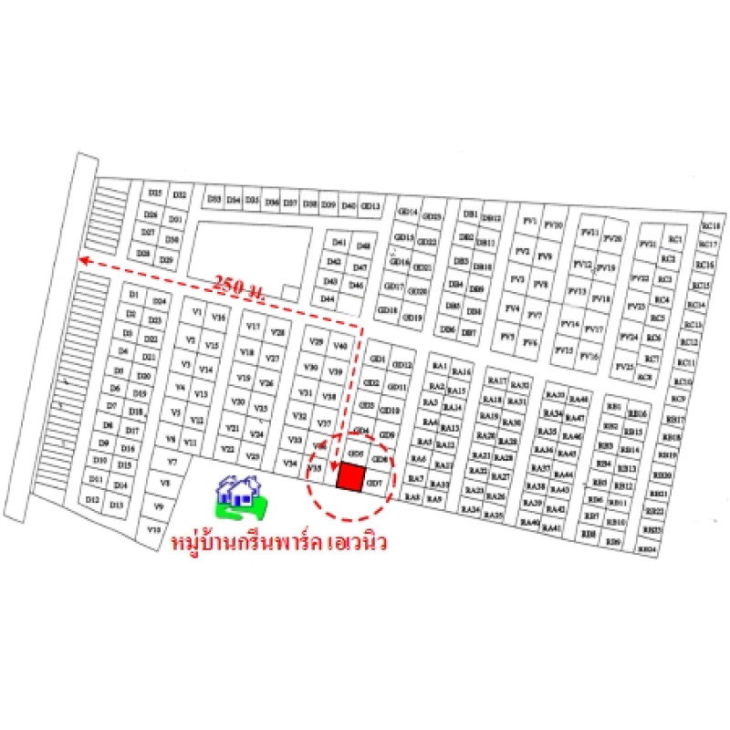 Single house Chon Buri Si Racha Bueng 3507900
