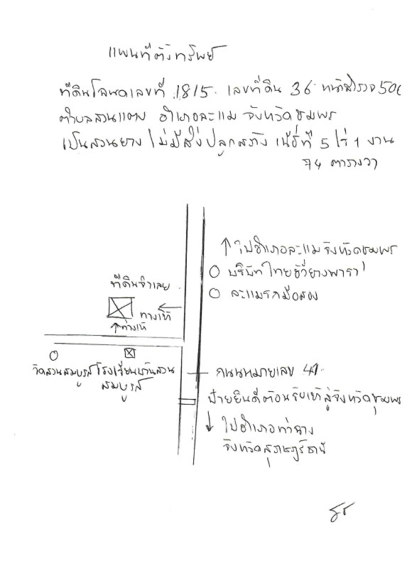 ที่ดินเปล่า ชุมพร ละแม สวนแตง 1521800