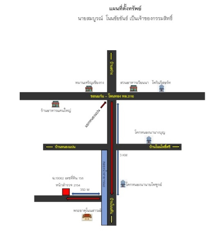 ที่ดินเปล่า กาฬสินธุ์ กมลาไสย หนองแปน 1038000