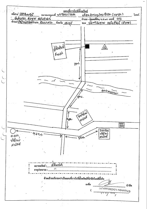 Residential land/lot Loburi Chai Badan Ban Mai Samakkhi 22500