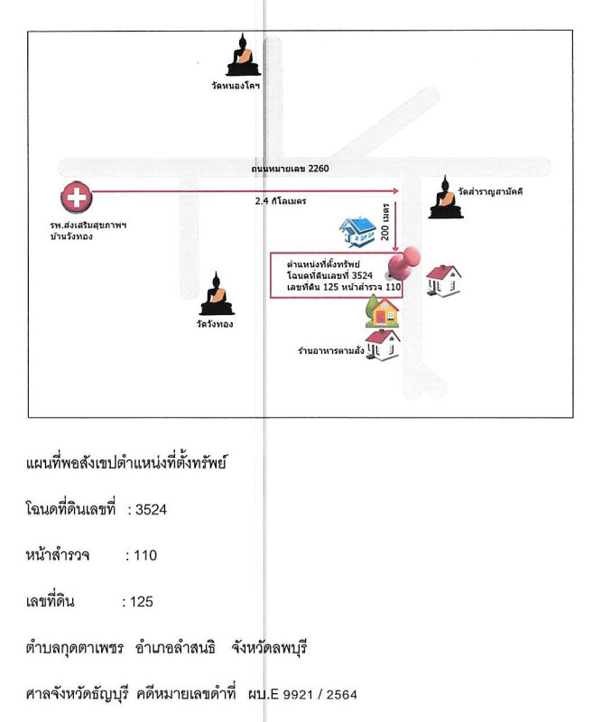 ที่ดินเปล่า ลพบุรี ลำสนธิ กุดตาเพชร 6570