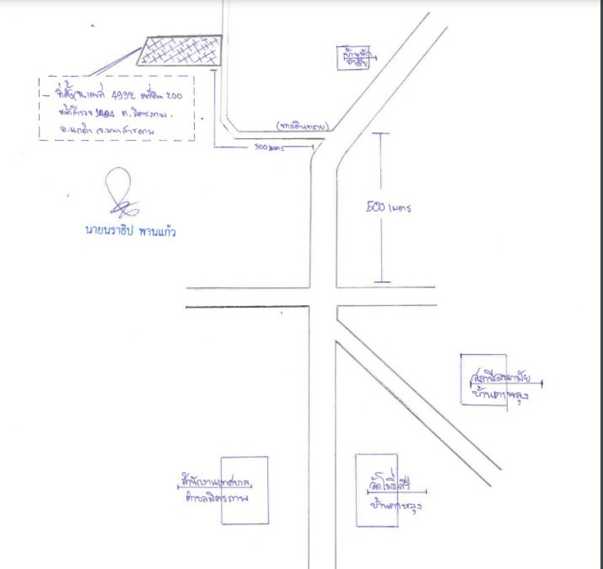 ที่ดินเปล่า มหาสารคาม แกดำ มิตรภาพ 253300