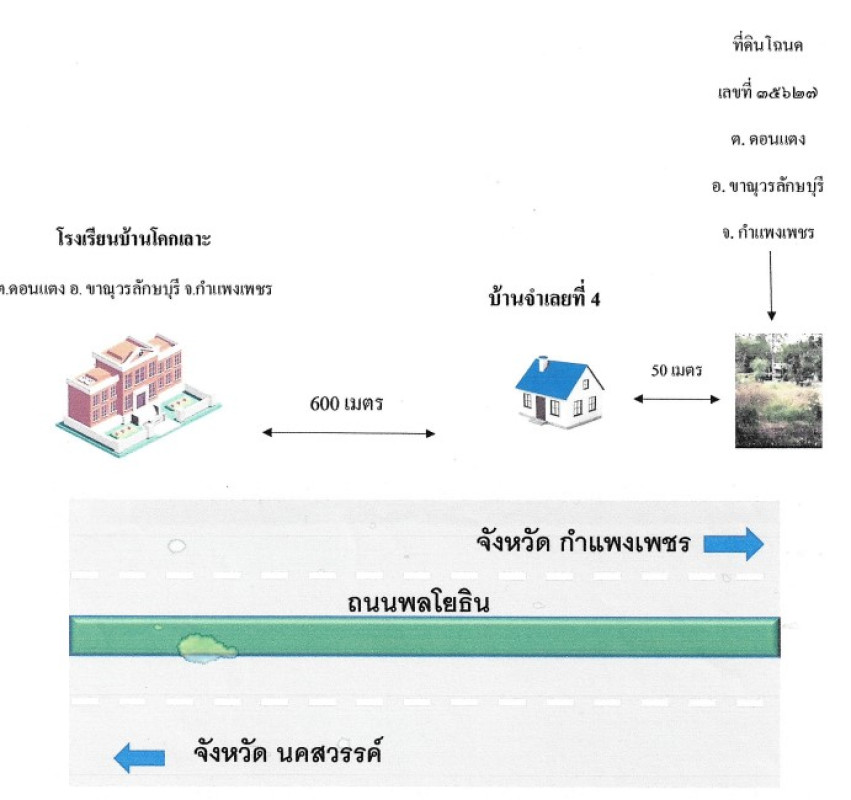 บ้านเดี่ยว กำแพงเพชร ขาณุวรลักษบุรี ดอนแตง 211600
