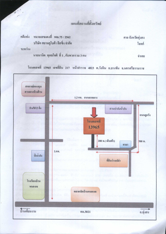 ที่ดินเปล่า นครศรีธรรมราช บางขัน วังหิน 857750