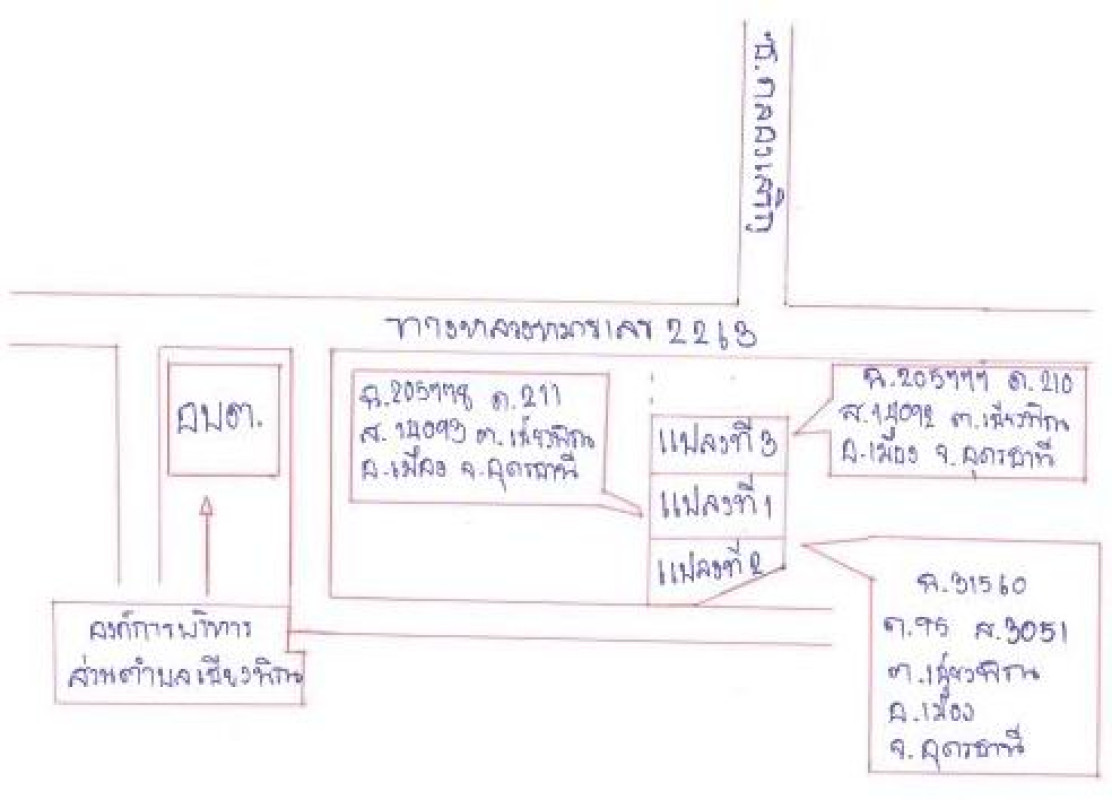ที่ดินเปล่า อุดรธานี เมืองอุดรธานี เชียงพิณ 79180