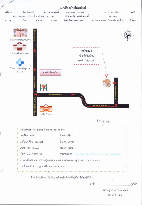 ทาวน์เฮ้าส์ สงขลา สะเดา ปริก 266250