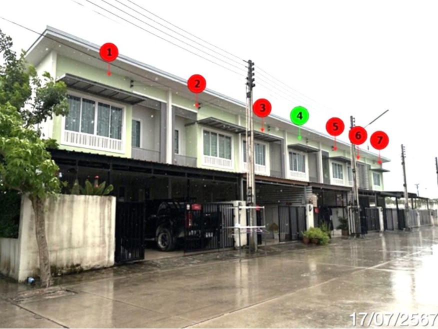 ทาวน์เฮ้าส์ เดอะมิกซ์ สะพานสี่-มาบยางพร ระยอง ปลวกแดง มาบยางพร 1750000
