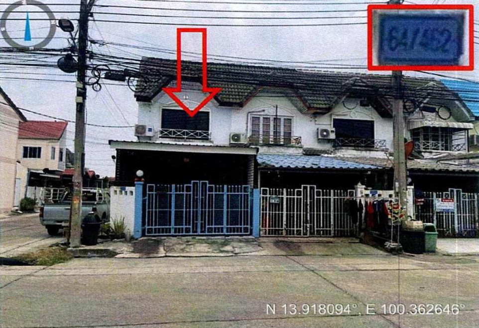 ทาวน์เฮ้าส์ มนวดี นนทบุรี บางบัวทอง บางคูรัด 1250000