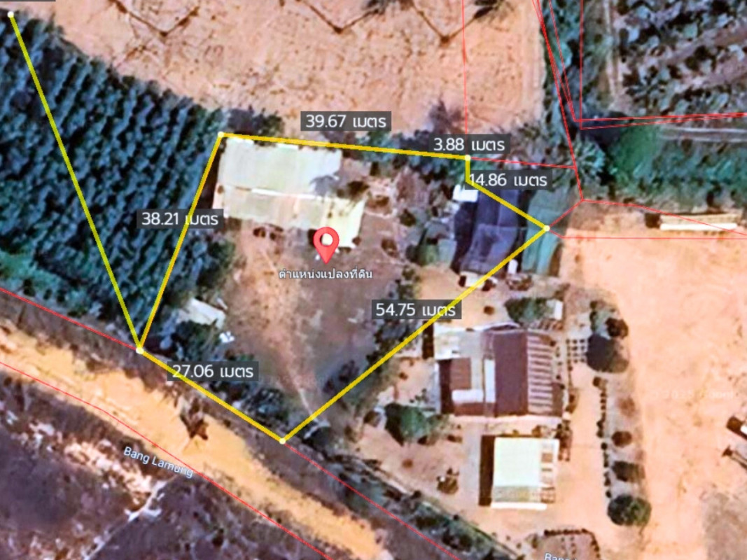 Residential land/lot Chon Buri Bang Lamung Takhian Tia 4000000