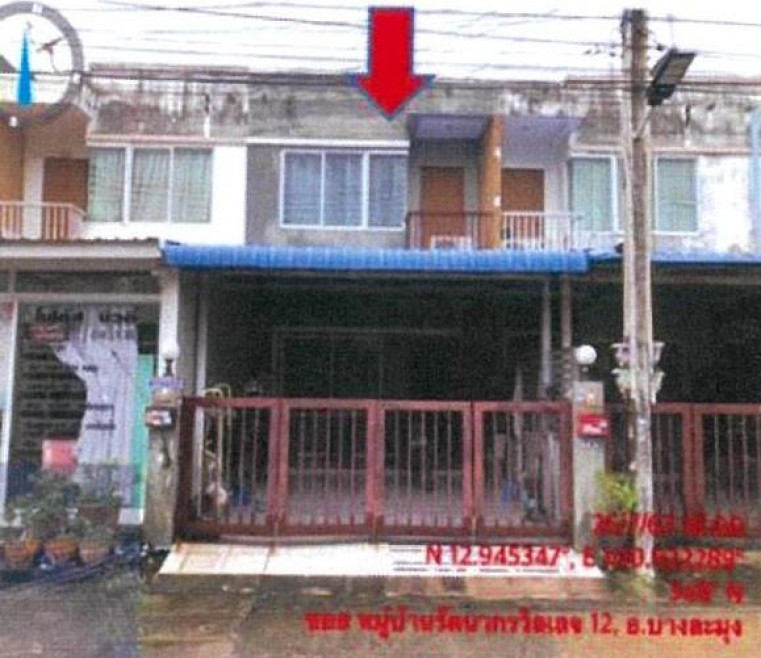 ทาวน์เฮ้าส์ รัตนากรวิลเลจ12 ชลบุรี บางละมุง หนองปรือ 1700000