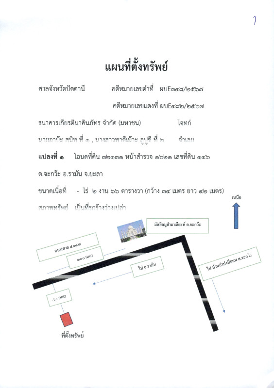 ที่ดินเปล่า ยะลา รามัน จะกว๊ะ 26600