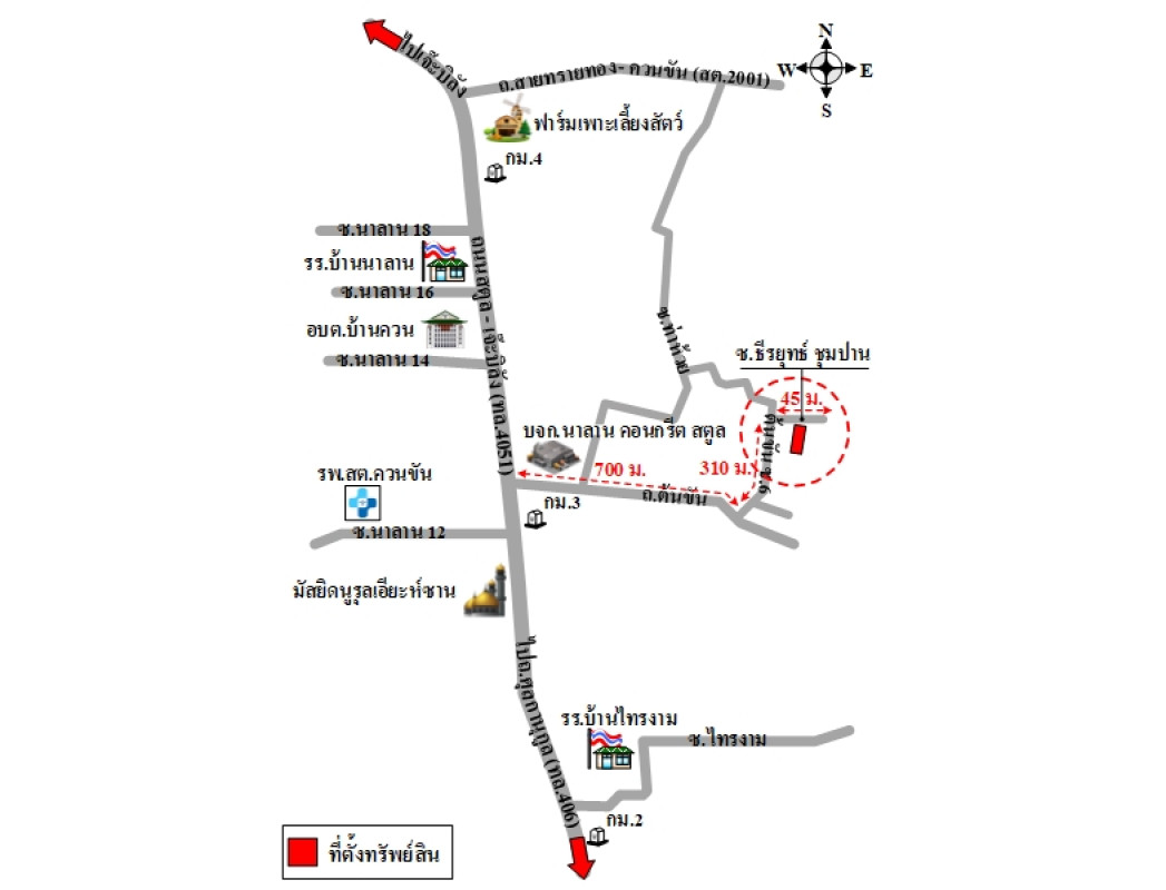 บ้านเดี่ยว สตูล เมืองสตูล ควนขัน 1053500