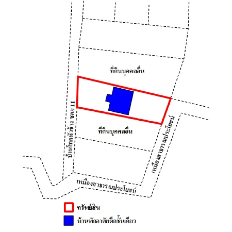 บ้านเดี่ยว บ้านโทกหัวช้าง ลำปาง เมืองลำปาง พระบาท 1387600