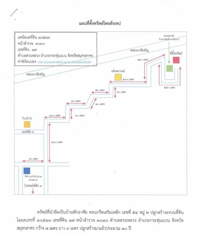 บ้านเดี่ยว สมุทรสาคร กระทุ่มแบน สวนหลวง 855700