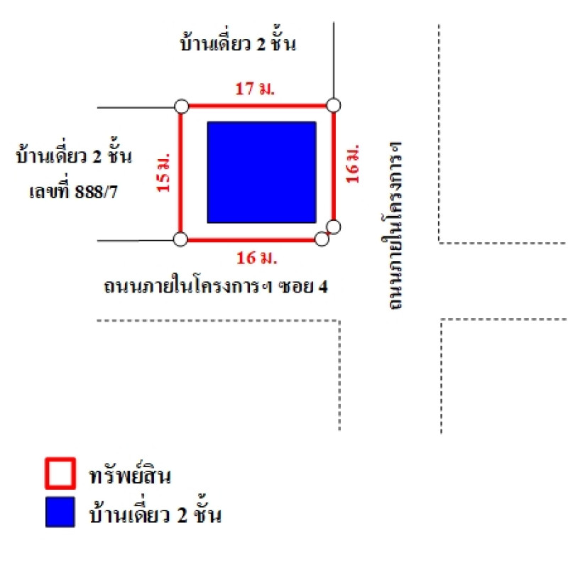 บ้านเดี่ยว วี พร็อพเพอร์ตี้ ร.8 ขอนแก่น เมืองขอนแก่น บ้านเป็ด 5060000