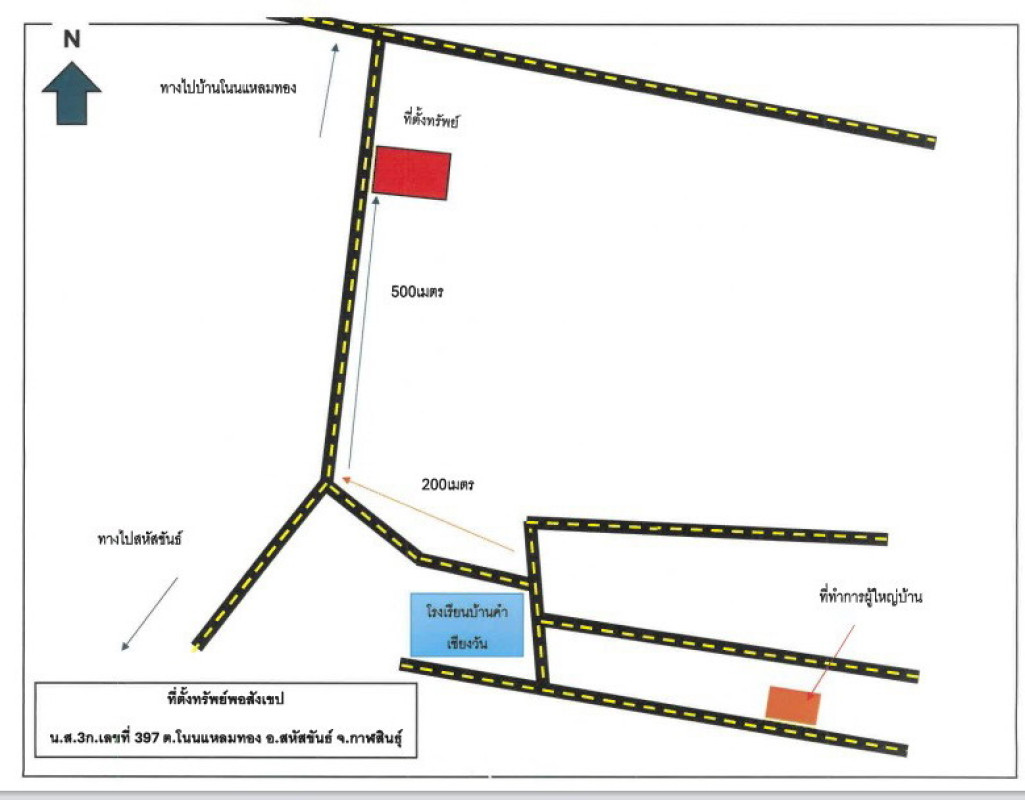 ที่ดินเปล่า กาฬสินธุ์ สหัสขันธ์ โนนแหลมทอง 600000
