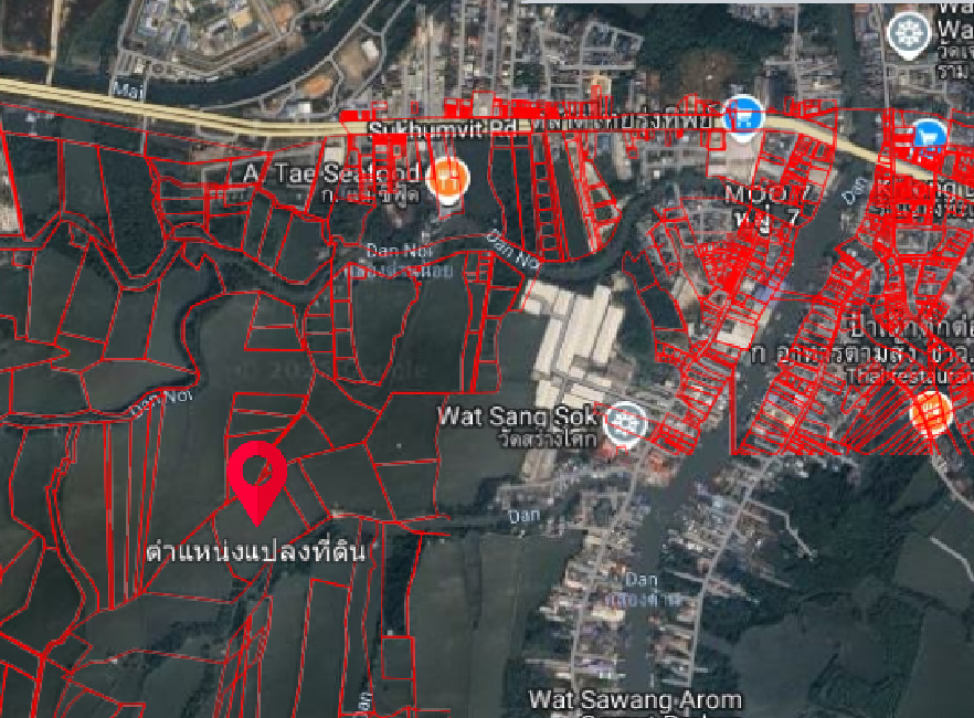 ที่ดินเปล่า สมุทรปราการ บางบ่อ คลองด่าน 23587500