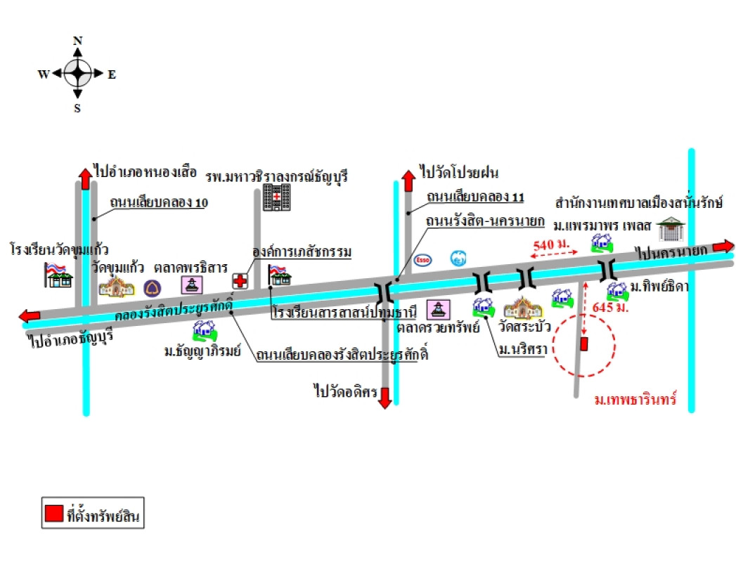 ที่ดินเปล่า เทพธารินทร์ ปทุมธานี ธัญบุรี บึงน้ำรักษ์ 1739200