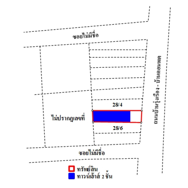 ทาวน์เฮ้าส์ รุ่งเรืองธานี สุราษฎร์ธานี ไชยา เวียง 855300