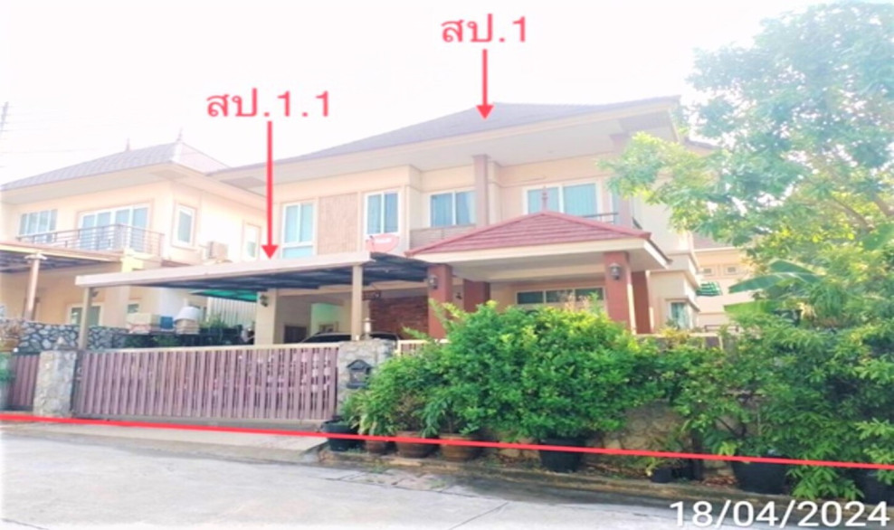 บ้านเดี่ยว เซนสิริโฮม กระทิงลาย ชลบุรี บางละมุง หนองปลาไหล 6800000