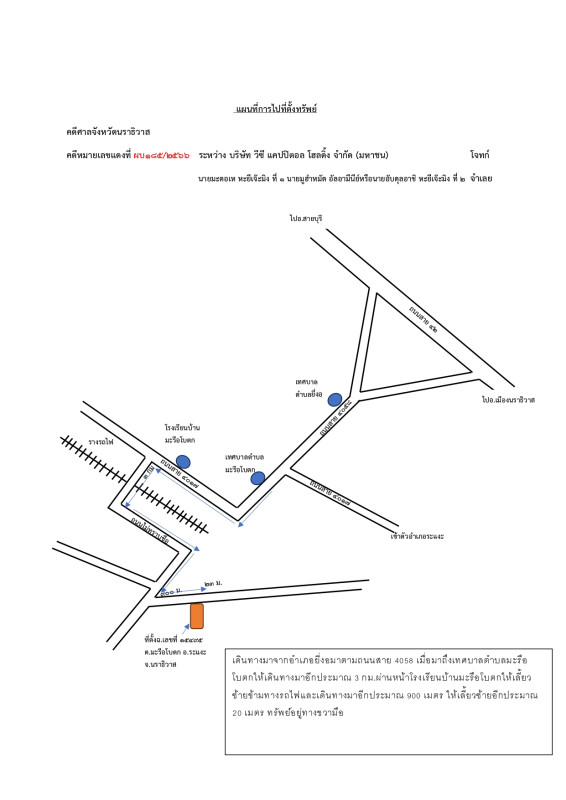 บ้านเดี่ยว นราธิวาส ระแงะ มะรือโบตก 635700