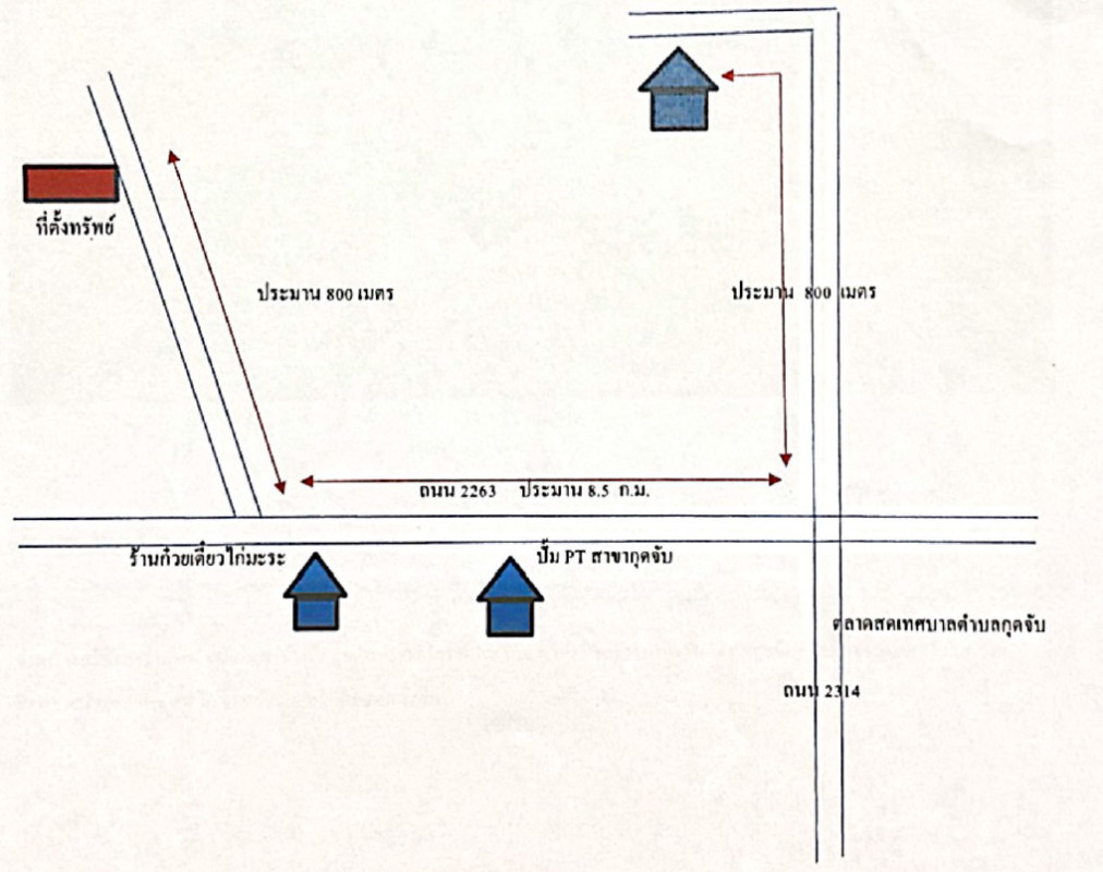Residential land/lot Udon Thani Kut Chap Khon Yung 281000