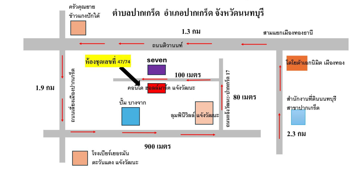 คอนโด นนทบุรี ปากเกร็ด ปากเกร็ด 2174816