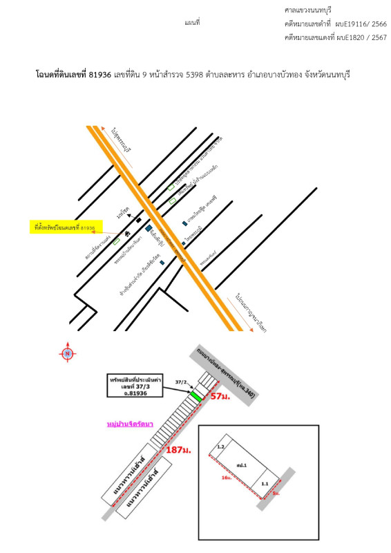 ทาวน์เฮ้าส์ นนทบุรี บางบัวทอง ละหาร 1420500