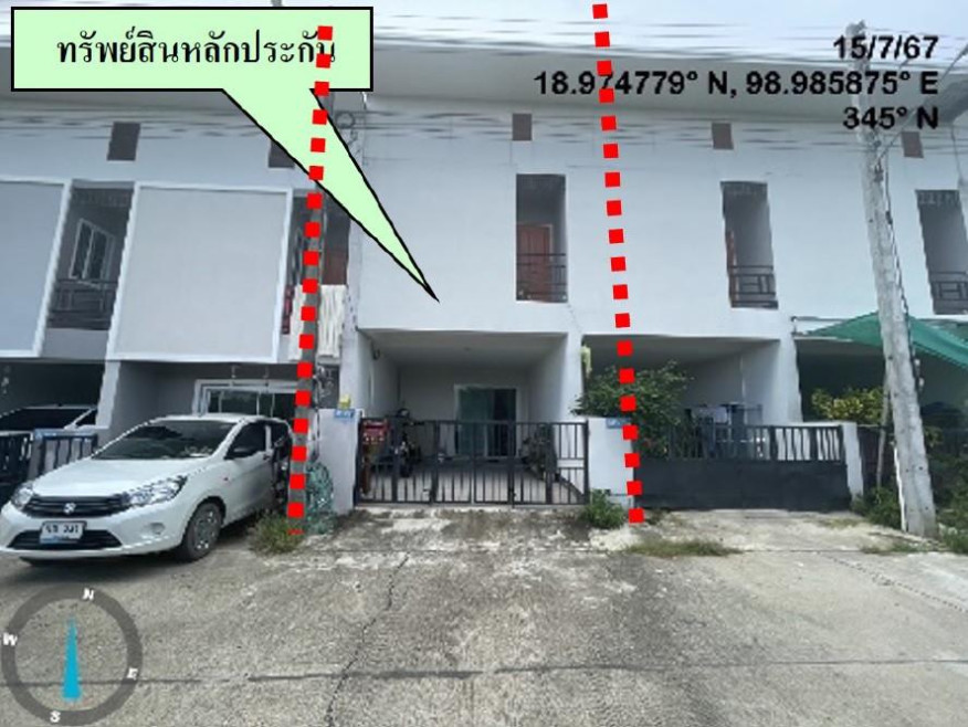 ทาวน์เฮ้าส์ ชลประทานแลนด์โฮม เชียงใหม่ สันทราย แม่แฝกใหม่ 1210000