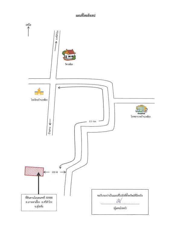 ที่ดินเปล่า สุโขทัย ศรีสำโรง เกาะตาเลี้ยง 226330