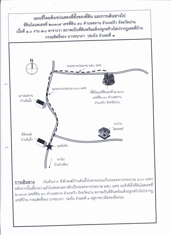 บ้านเดี่ยว น่าน ปัว สถาน 133720