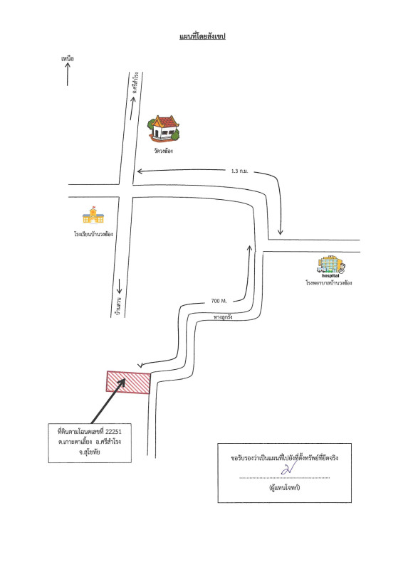 ที่ดินเปล่า สุโขทัย ศรีสำโรง เกาะตาเลี้ยง 117650