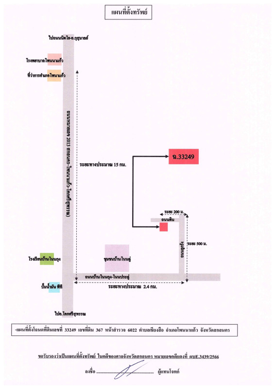 Residential land/lot Sakon Nakhon Phon Na Kaeo Chiang Sue 236860