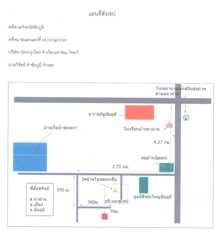 ที่ดินเปล่า ชัยภูมิ เมืองชัยภูมิ นาฝาย 159750
