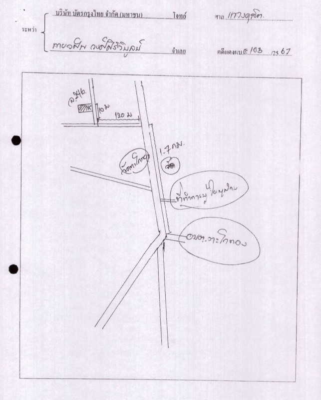 Residential land/lot Chaiyaphum Sap Yai Tako Thong 20000