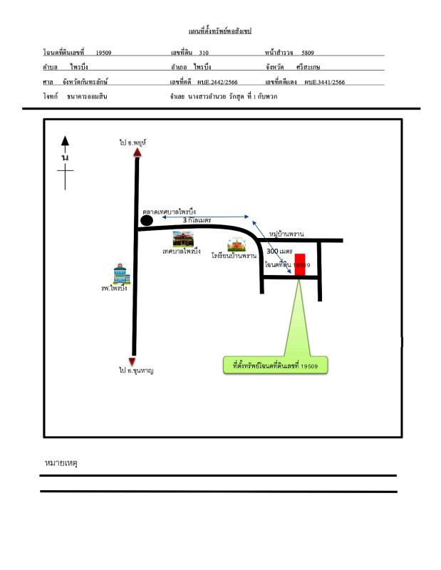 ทาวน์เฮ้าส์ ศรีสะเกษ ไพรบึง ไพรบึง 244580