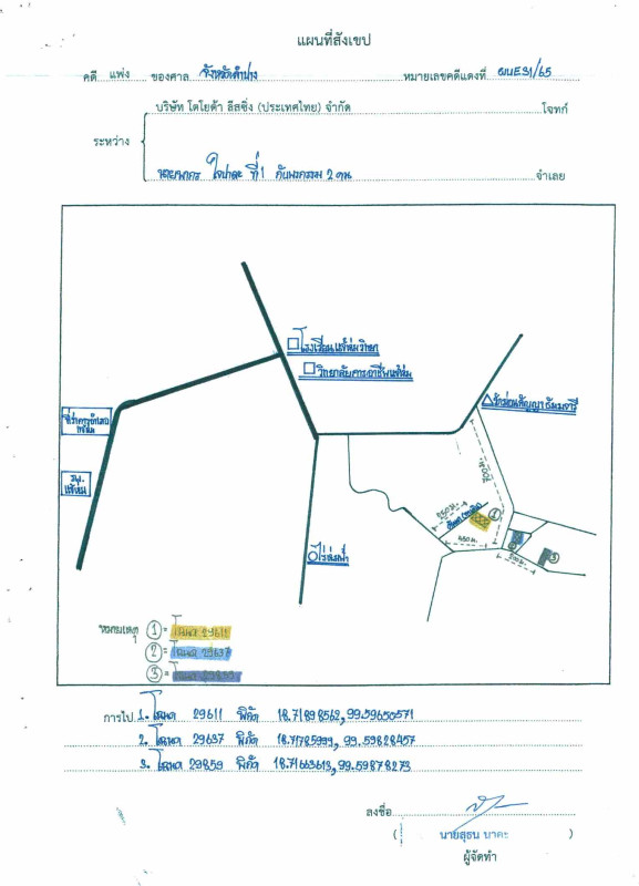 Residential land/lot Lampang Chae Hom Chae Hom 42000