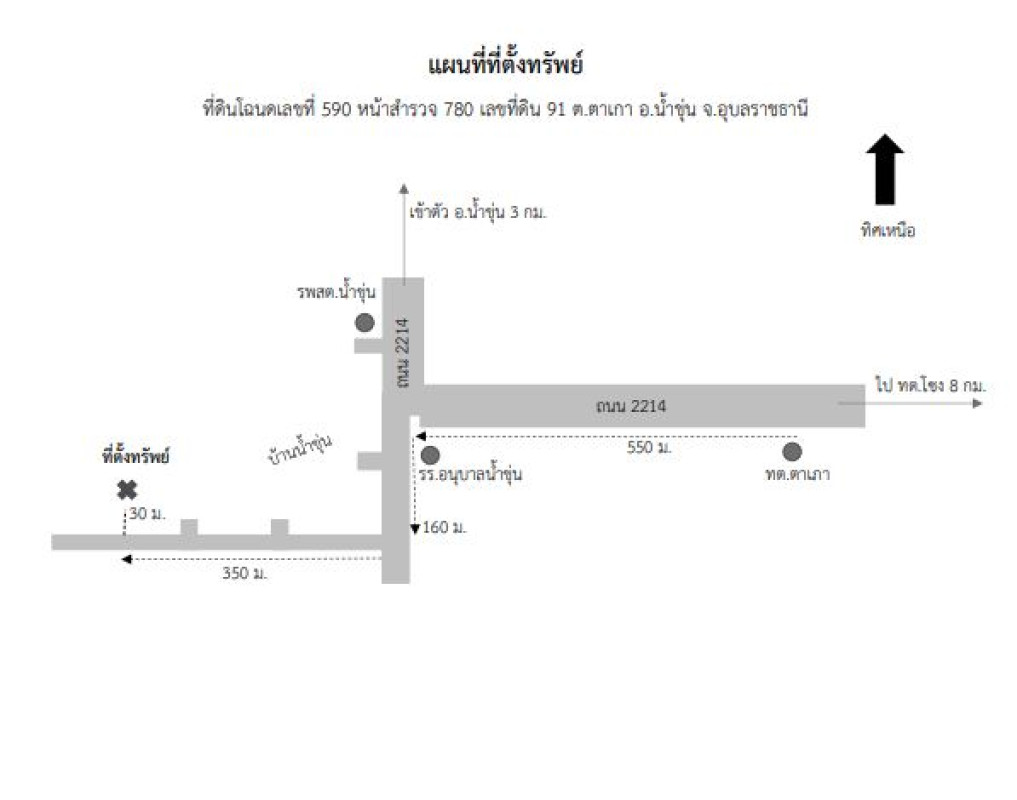 ทาวน์เฮ้าส์ อุบลราชธานี น้ำขุ่น ตาเกา 12220