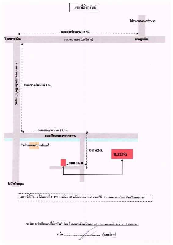 Residential land/lot Sakon Nakhon Phanna Nikhom Rai 371280